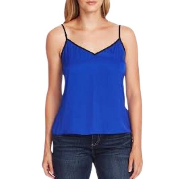 VINCE CAMUTO CONTRAST V NECK CAMISOLE M - Picture 3 of 7